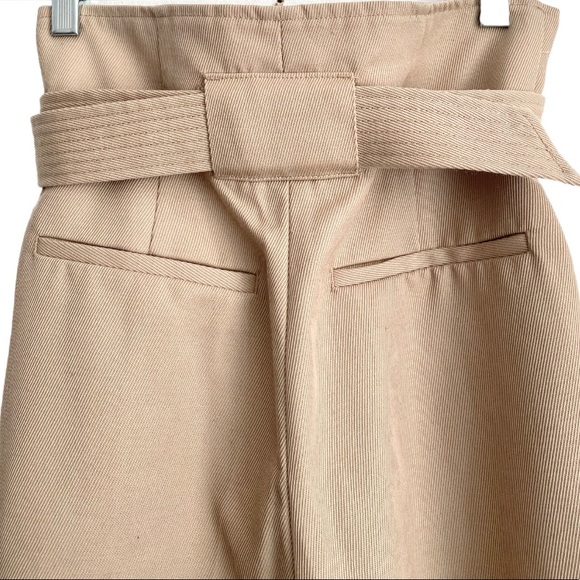 H&M TREND Wool Blend High Waisted Belted Trousers - Picture 4 of 6
